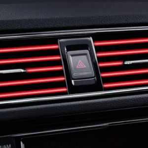 Car Air Conditioner Air Outlet Decorative Strips Colour Red