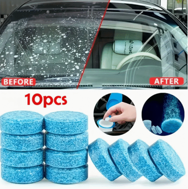 Car Glass Water Concentrated Wiper Essence Solid - Effervescent Cleaner