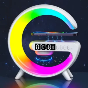Mini Wireless Speaker Charger Colour White