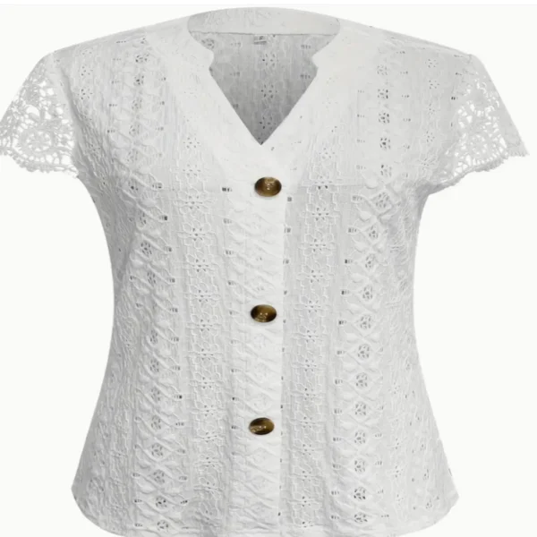 Women's Elegant V-Neck Long Sleeve T-Shirt - Image 6