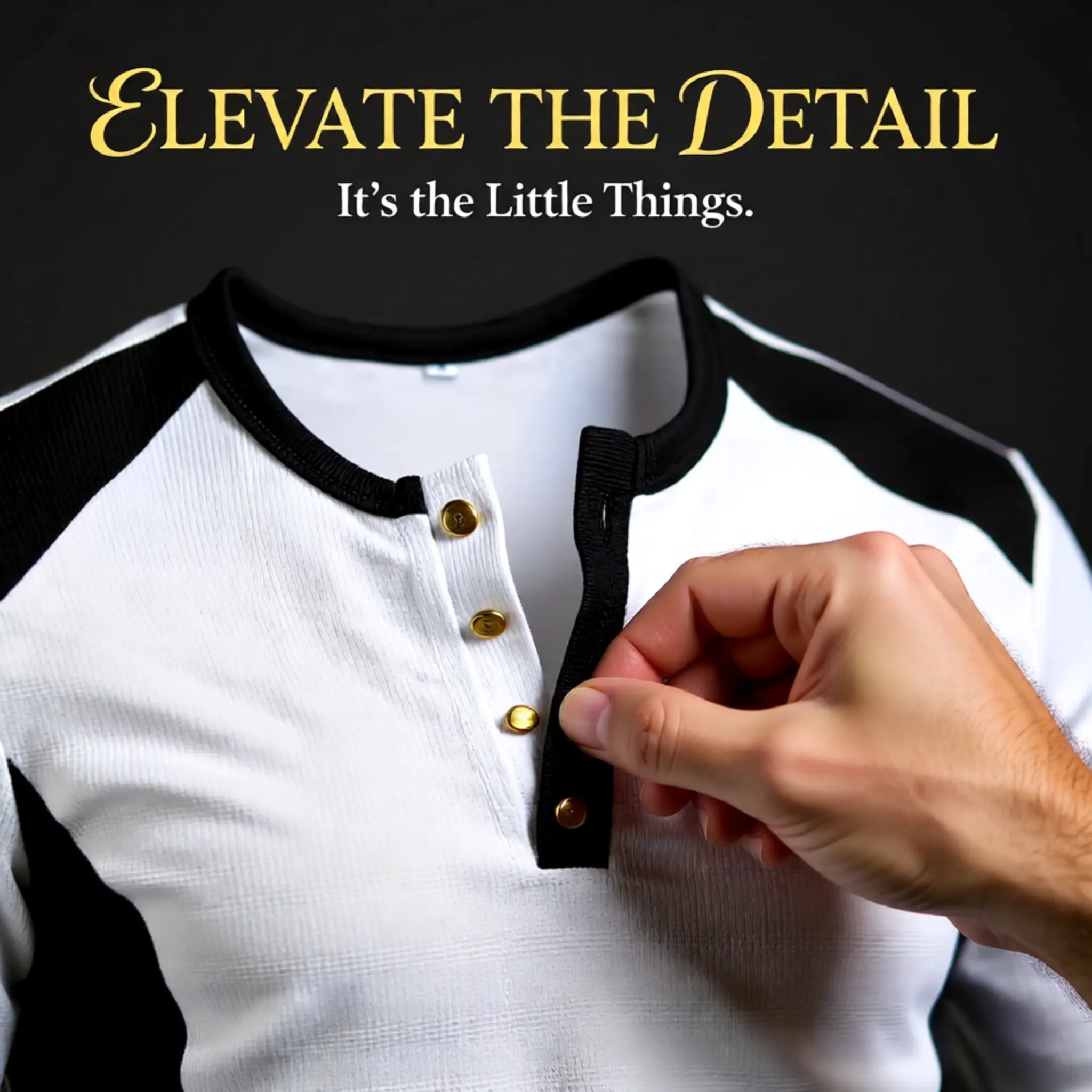 Mens shirt in Colour White and Black