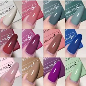 Nail Painting In A Variety Of Colours