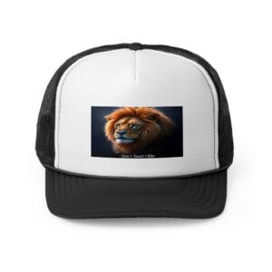 Lion Graphic Trucker Cap – Don’t Touch I Bite