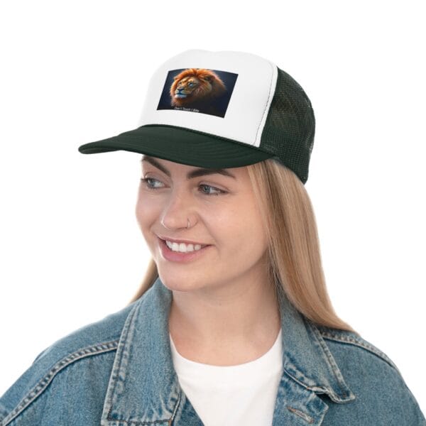 Lion Graphic Trucker Cap - Don't Touch I Bite - Image 16
