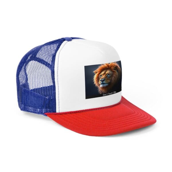 Lion Graphic Trucker Cap - Don't Touch I Bite - Image 6