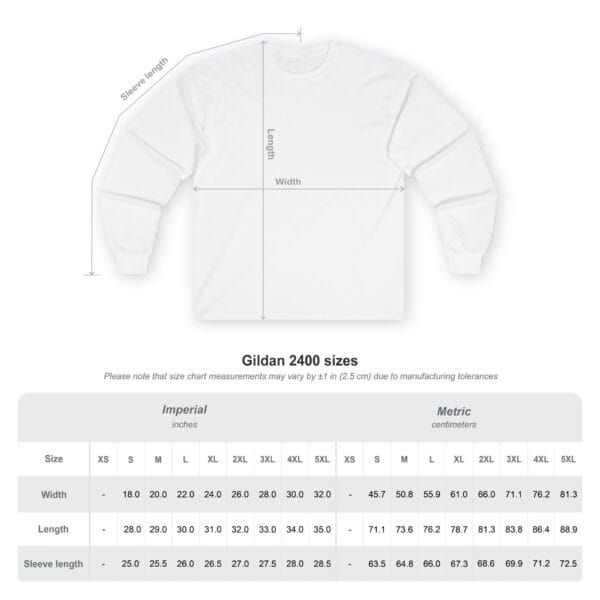 Unisex Long Sleeve Tee - Fierce Lion Design "Don't Touch I Bite" - Image 6
