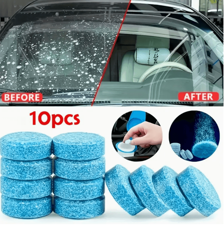 Car Glass Water Concentrated Wiper Essence Solid - Effervescent