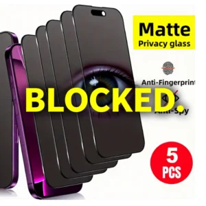 Anti-Spy Ceramic Film limits viewing angles to protect sensitive on-screen information from nearby onlookers.