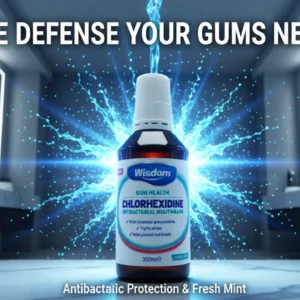 Chlorhexidine antibacterial mouthwash in 300ml size