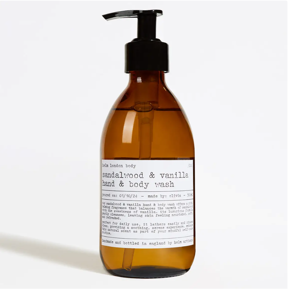 Sandalwood & Vanilla Hand & Body Wash – 300ml
